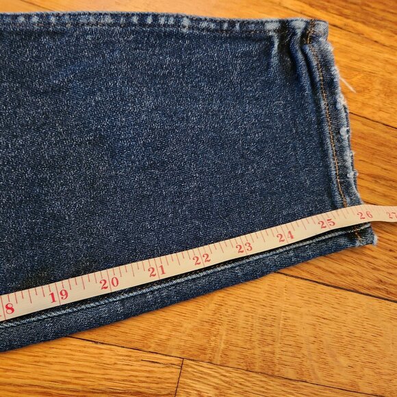 Point Sur Hightower Straight 10" Jeans Size 27 EUC Dark Blue - Picture 9 of 11